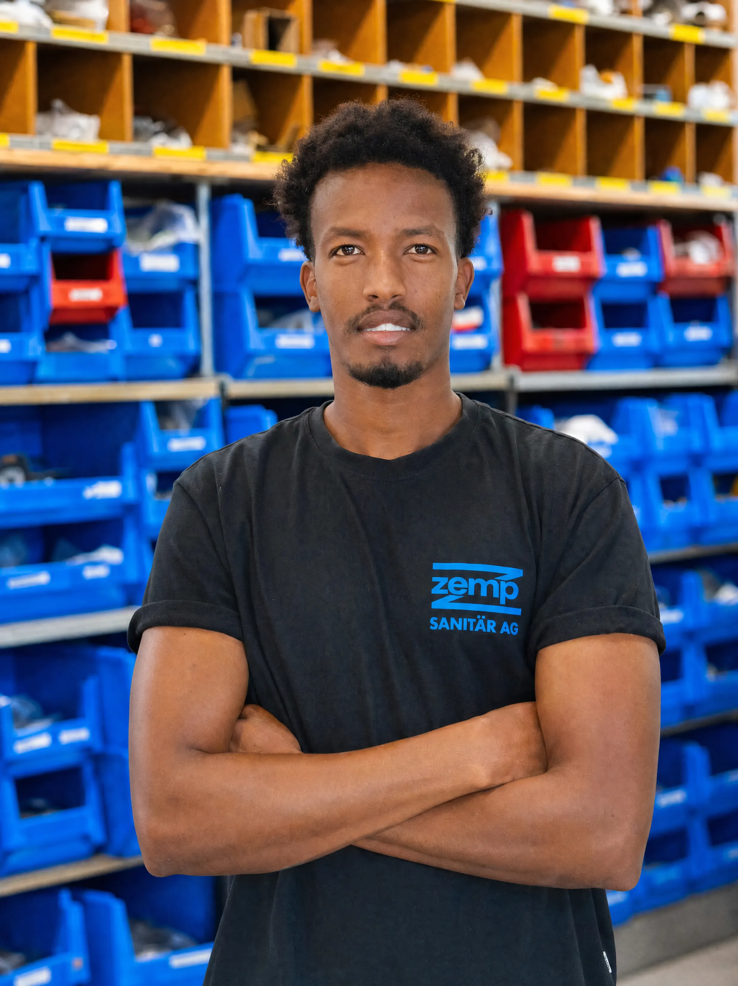 Ali Hussein, Lernender Sanitärpraktiker EBA